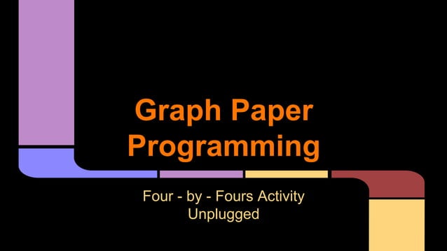 Graph paper programming | PPT