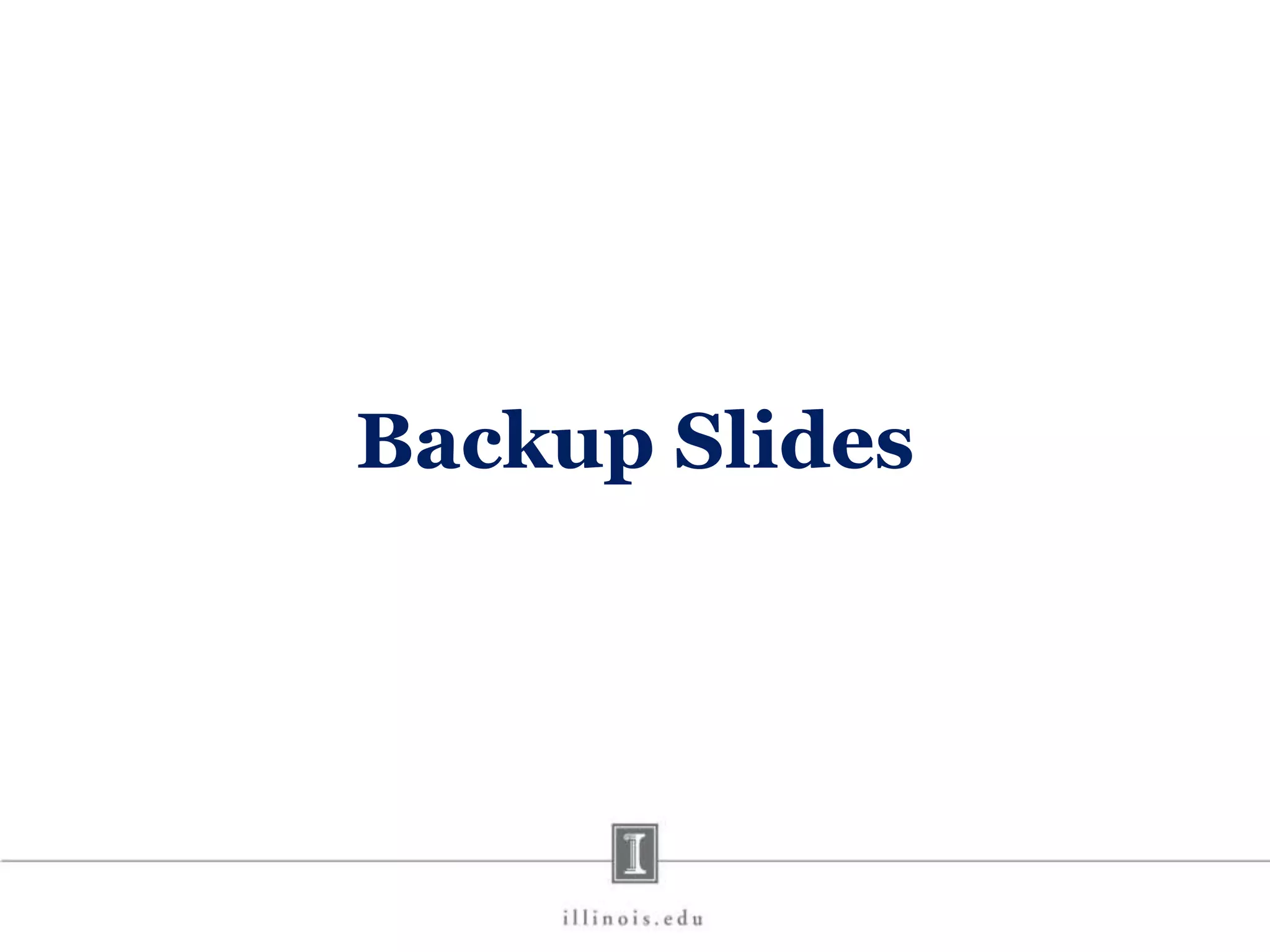 Backup Slides 