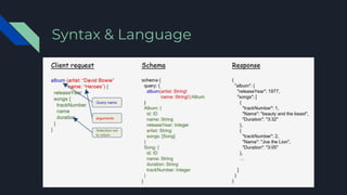 Syntax & Language
 