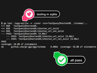 all pass
testing in sqlite
 