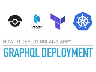 GRAPHQLDEPLOYMENT
HOW TO DEPLOY GOLANG APP?
 