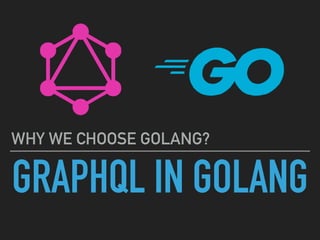 GraphQL IN Golang