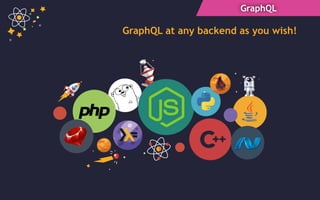 GraphQL
GraphQL at any backend as you wish!
 
