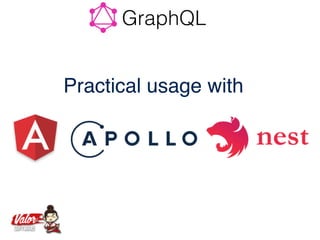 GraphQL
Practical usage with
 
