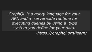 Let's talk about GraphQL | PDF