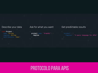 PROTOCOLO para APIs
 