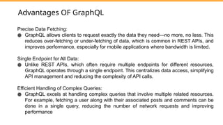 GraphQL with api development of all details | PPTX