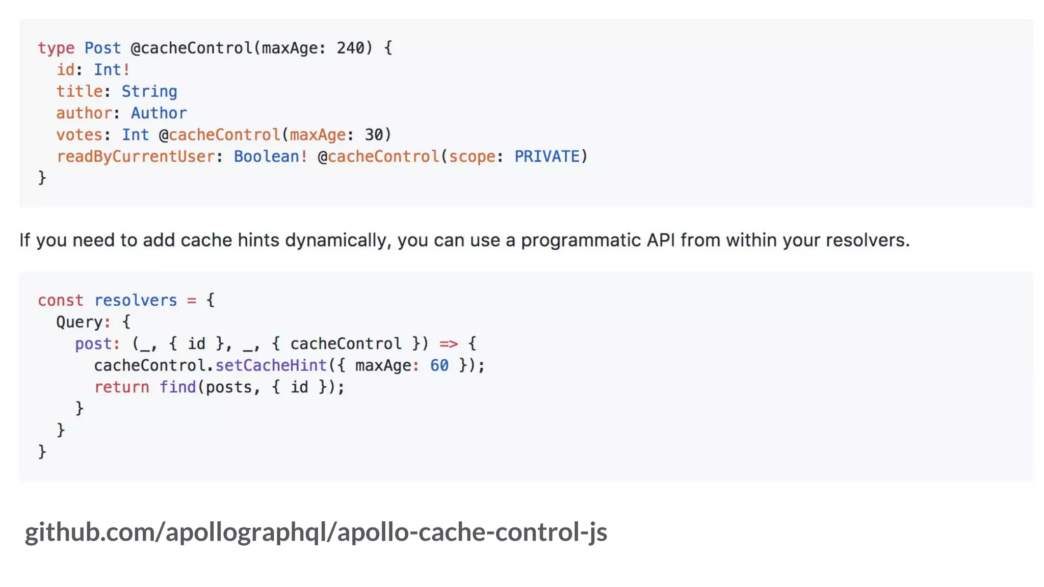 github.com/apollographql/apollo-cache-control-js
 
