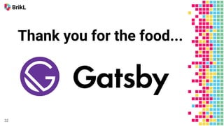 Thank you for the food...
 