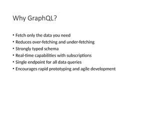 Introduction to GraphQL (A modern representation of APIs) | PPTX