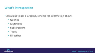 Attacking and defending GraphQL applications: a hands-on approach | PDF