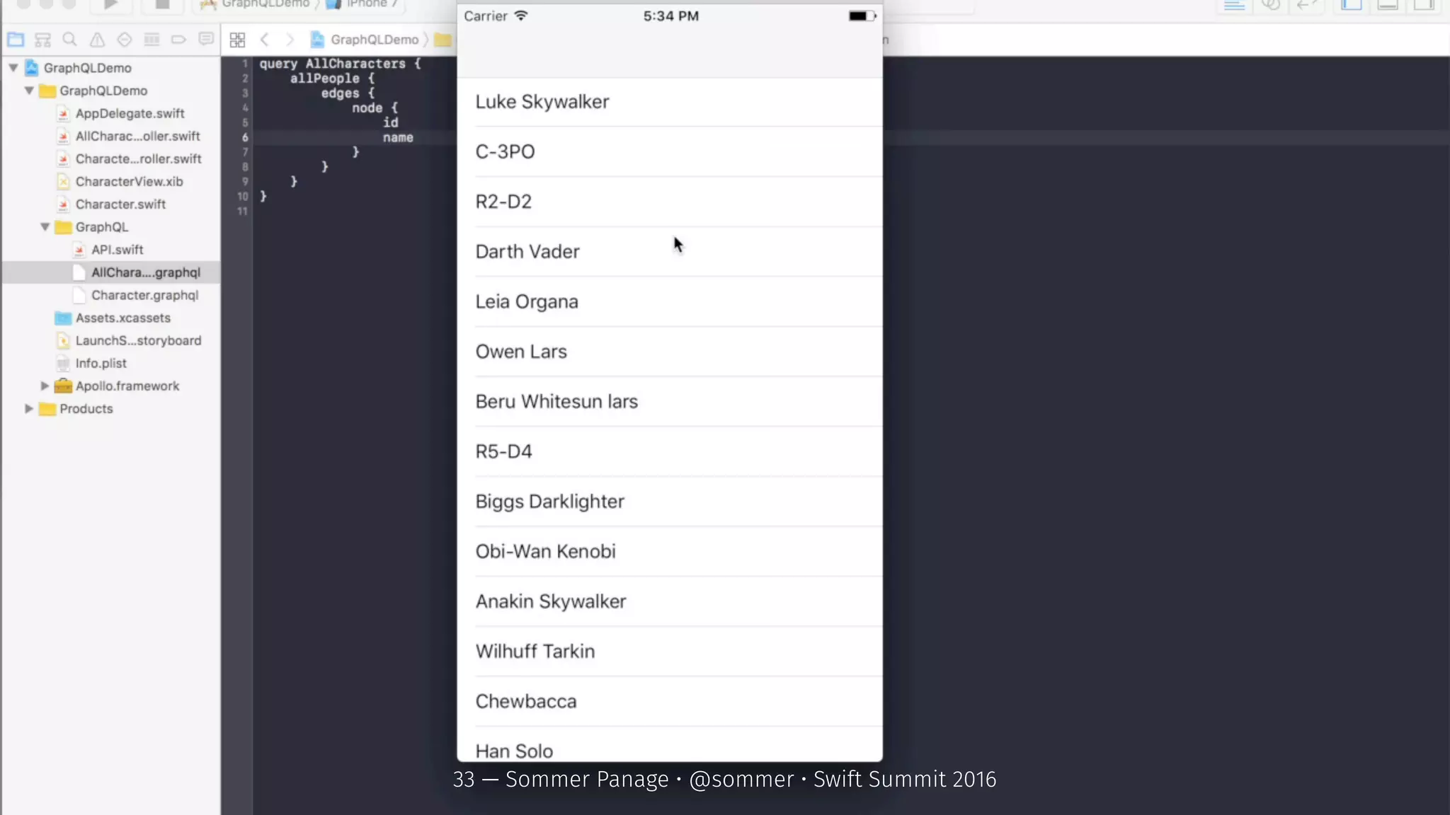 33 — Sommer Panage • @sommer • Swift Summit 2016
 