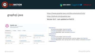 graphql-java
https://www.graphql-java.com/documentation/v16/
https://github.com/graphql-java
Version 16.2 : Last updated o...