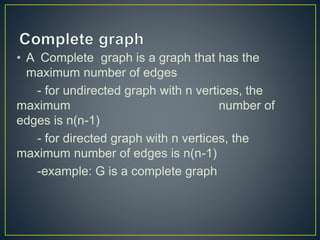 Graph representation | PPTX