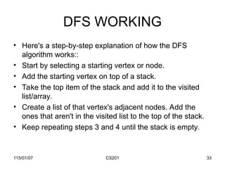 GRAPHS in DATA STRUCTURES AND ALGORITHM ANALYSIS COURSE.ppt
