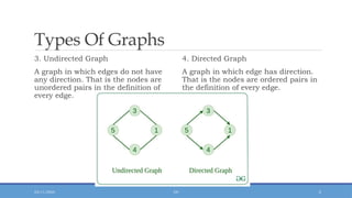 Graph In Ds data structure and and algorithm topic graphs | PPTX