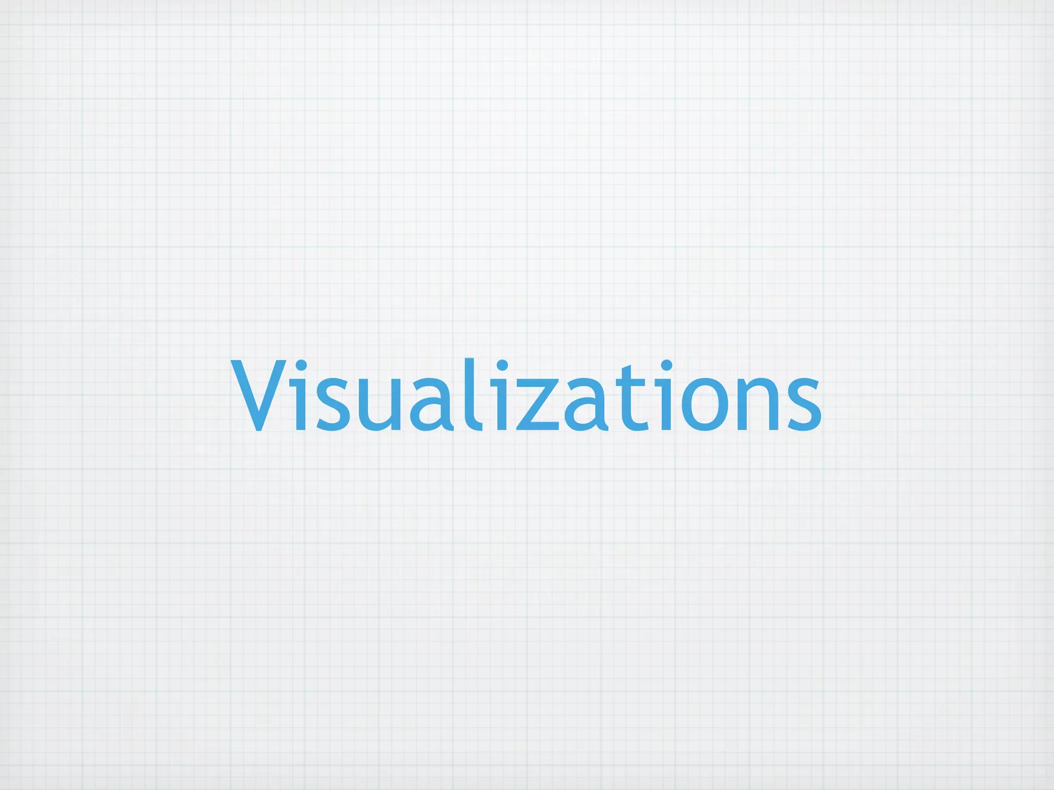 Visualizations
 