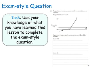 Exam-style Question
Task: Use your
knowledge of what
you have learned this
lesson to complete
the exam-style
question.
 