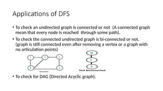 Non Linear data structure Graph traversal to find the minimum path | PPTX