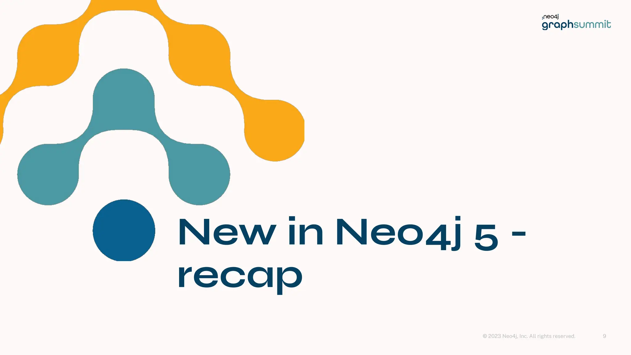 © 2023 Neo4j, Inc. All rights reserved.
New in Neo4j 5 -
recap
9
 