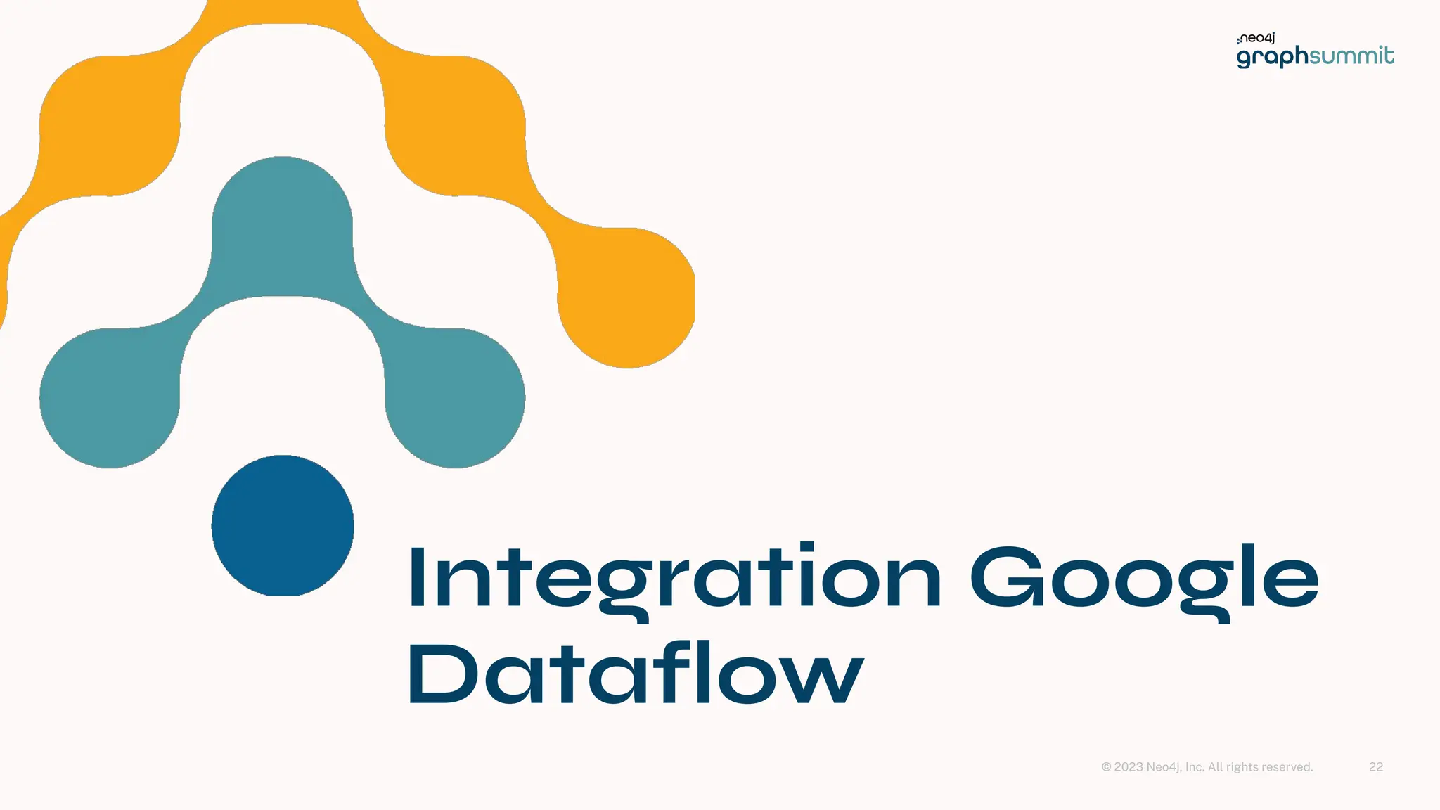 © 2023 Neo4j, Inc. All rights reserved.
Integration Google
Dataflow
22
 