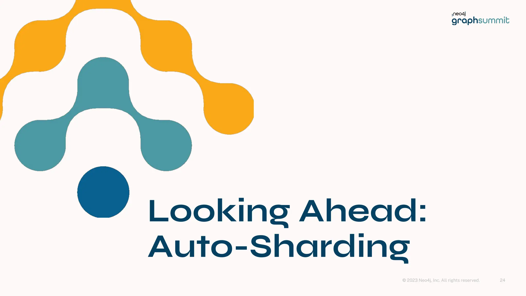 © 2023 Neo4j, Inc. All rights reserved.
Looking Ahead:
Auto-Sharding
24
 