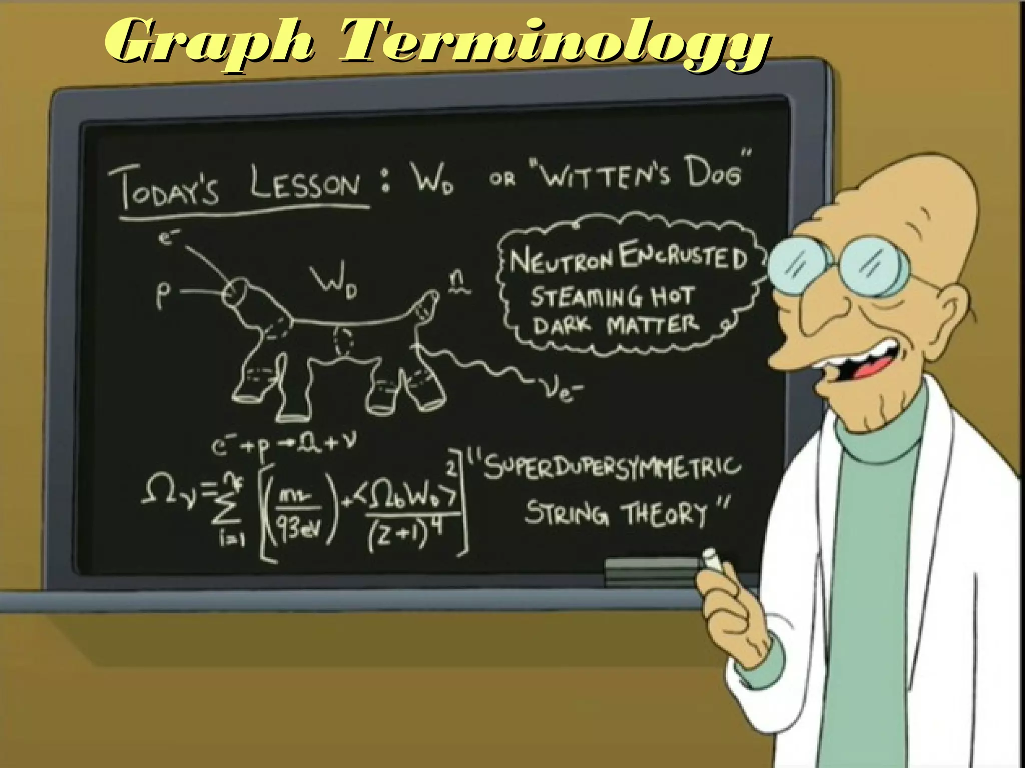 Graph TerminologyGraph Terminology
 