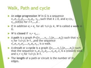 Path Vs Walk In Graphs Graph theory | PPT