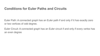 Discrete Math Euler's Path The ppt on the subject graph theory in discrete mathematics | PPTX