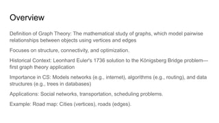 The ppt on the subject graph theory in discrete mathematics | PPTX