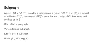 The ppt on the subject graph theory in discrete mathematics | PPTX