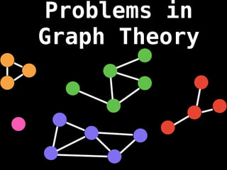 Problems in
Graph Theory
 