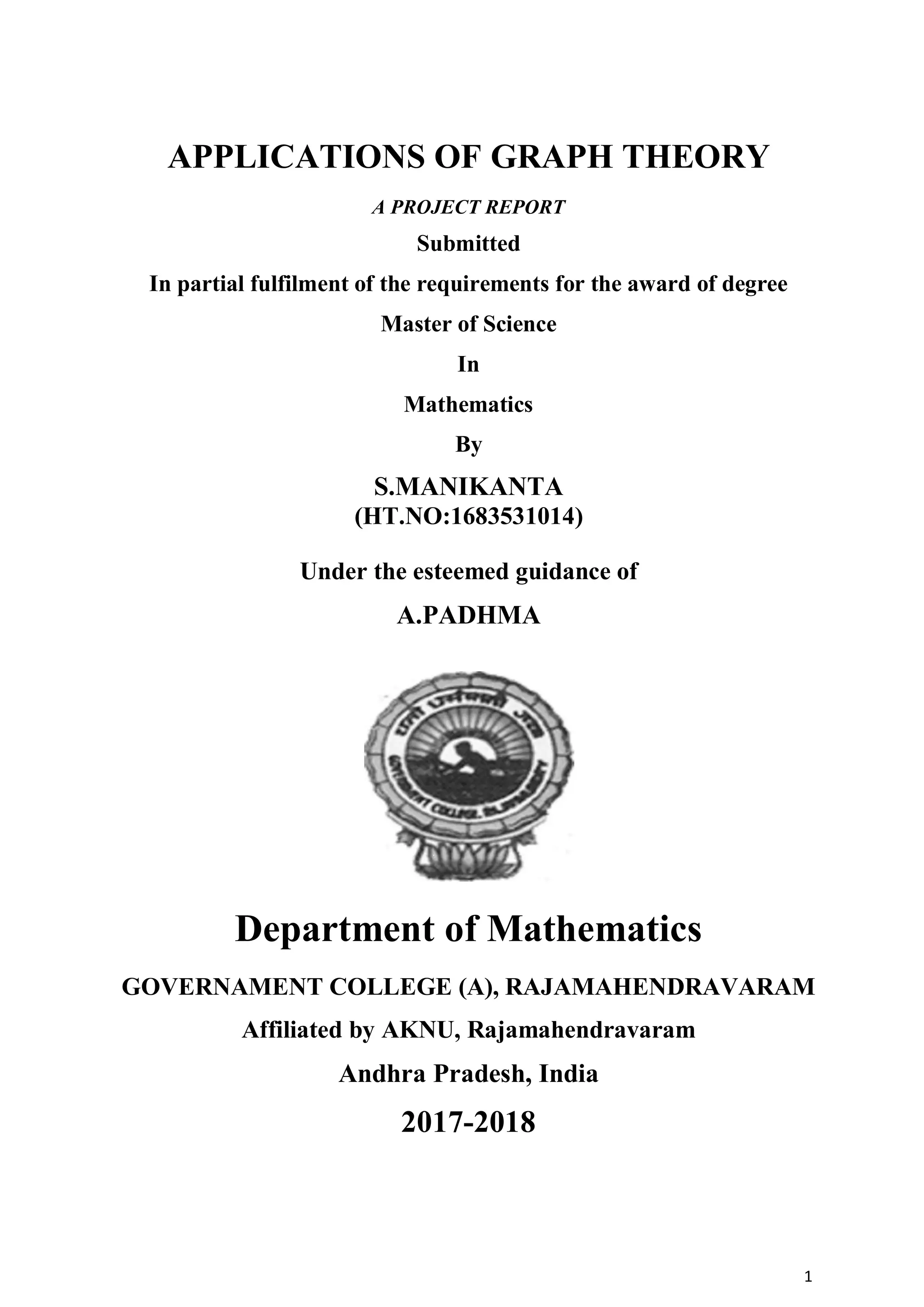 Graph theory and its applications | PDF