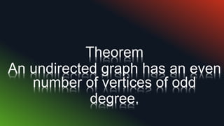 Graph theory introduction | PPTX