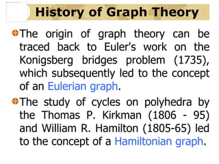 Graph theory introduction - Samy | PPTX