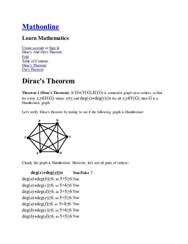 Graph Thoery Notes Graph Thoery Notes