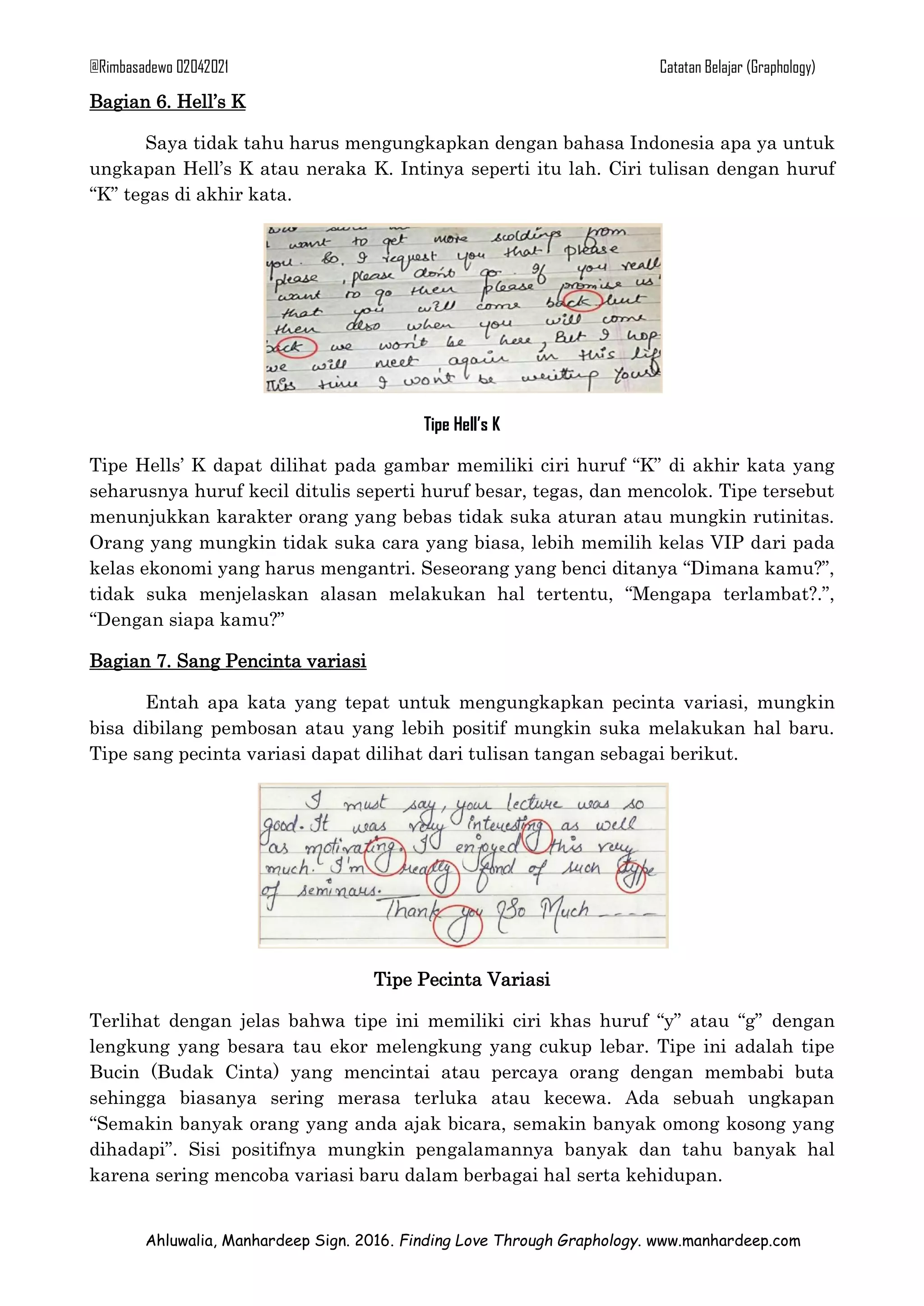 Grapology (seni membaca tulisan tangan) | PDF