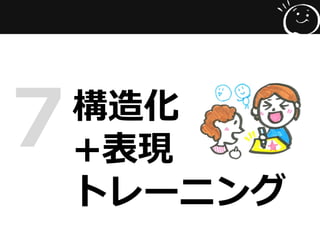 構造化
+表現
トレーニング
7
 