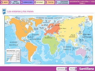 Los océanos y los mares 