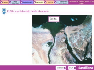 El Nilo y su delta visto desde el espacio 