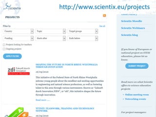 Scientix ToD | Agueda Gras
27/09/2016 | Brussels
LangOER conf
3
http://www.scientix.eu/projects
 