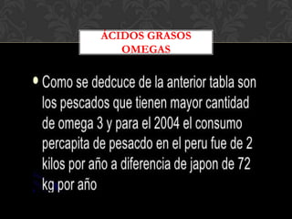 ÁCIDOS GRASOS
OMEGAS

 