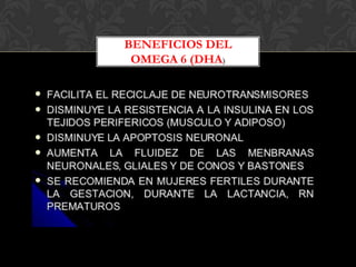 BENEFICIOS DEL
OMEGA 6 (DHA)

 
