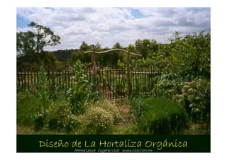 Diseño de La Hortaliza Orgánica
       Permacultura Eugenio Gras www.coas.com.mx
 