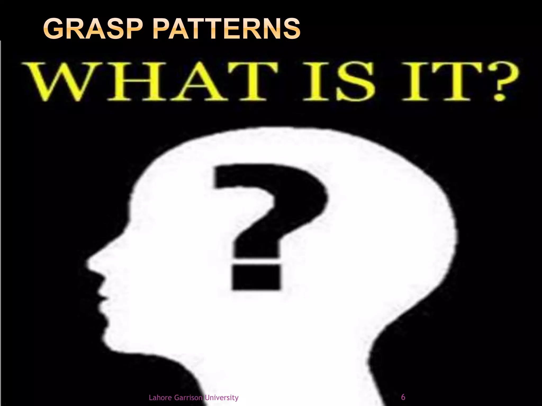 Lahore Garrison University 6 
 