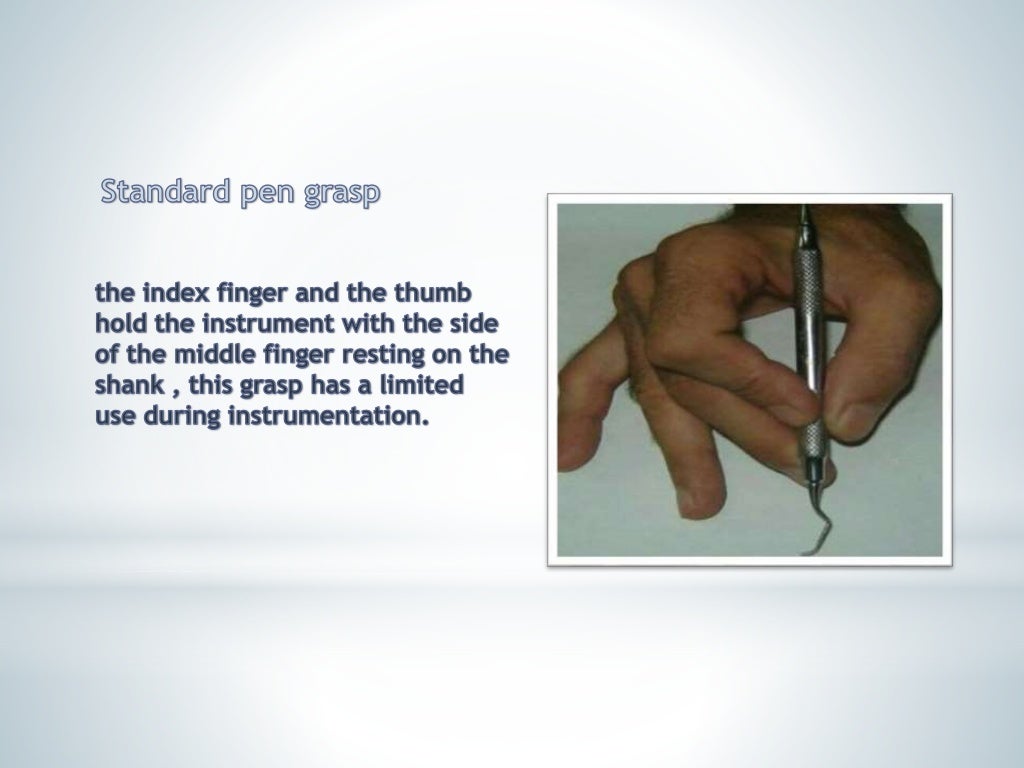 Grasping techniques and their uses