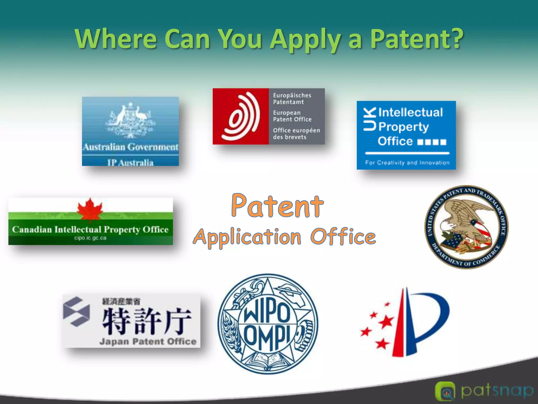 Where Can You Apply a Patent? Patent Application Office