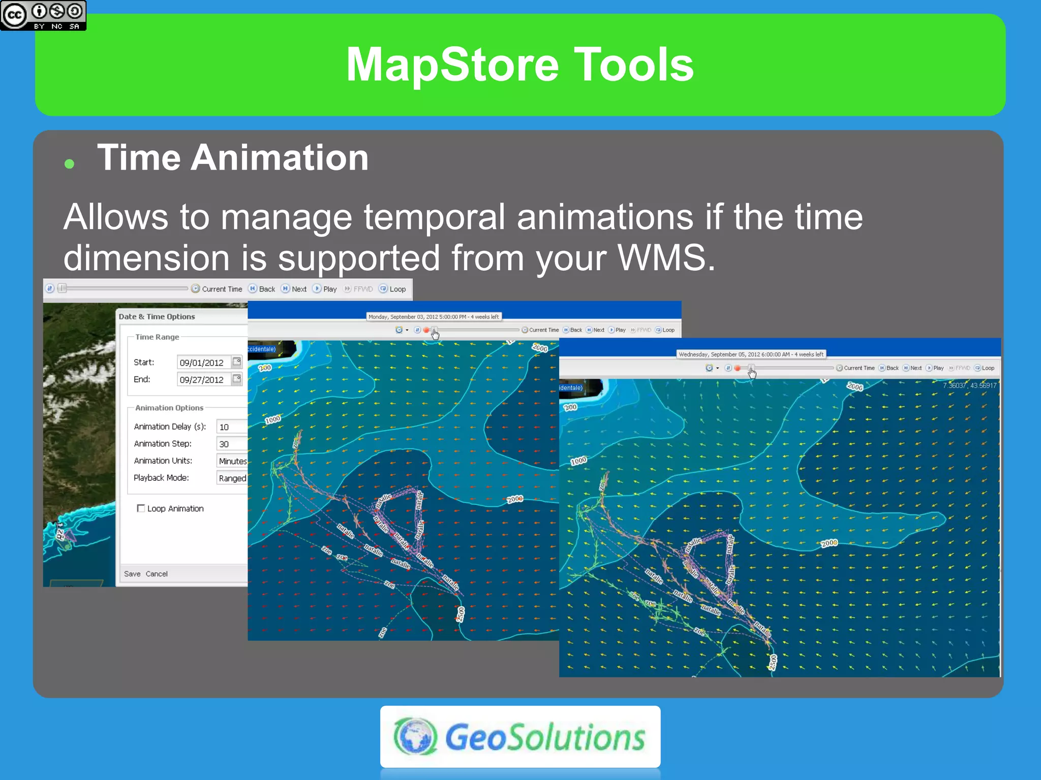 Metadata Explorer
 Metadata Explorer to interact with Catalog Service for
the Web (CSW)
 Search and discover content
 Inspect metadata
 Add to map
 Basic Search using
keywords
 Advanced Search
 Google like interface
 Add CSW on the fly
 