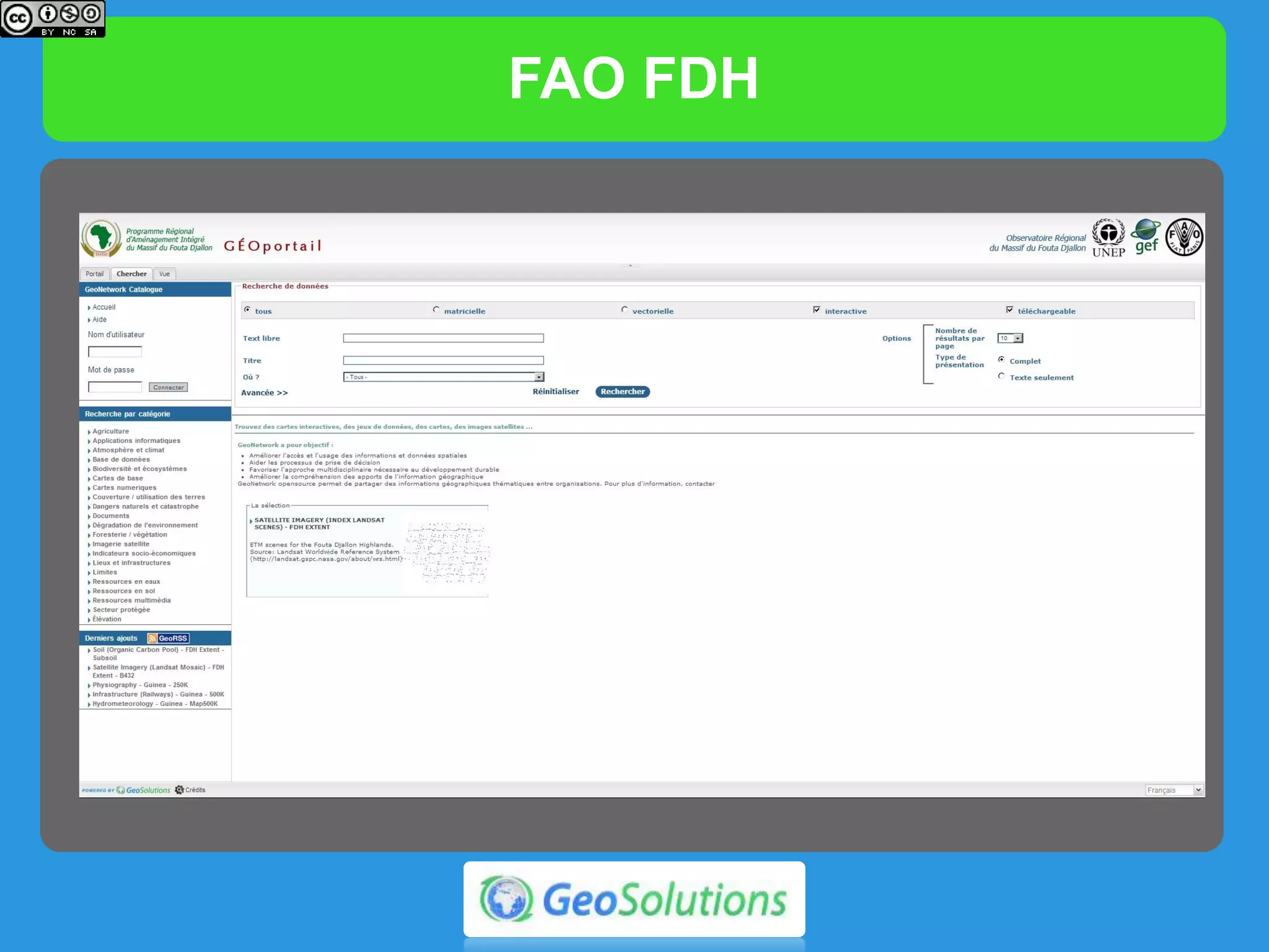 FAO – NRL Crop Monitoring
 