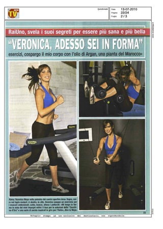 Intervista Veronica Maya presentatrice di Rai Uno